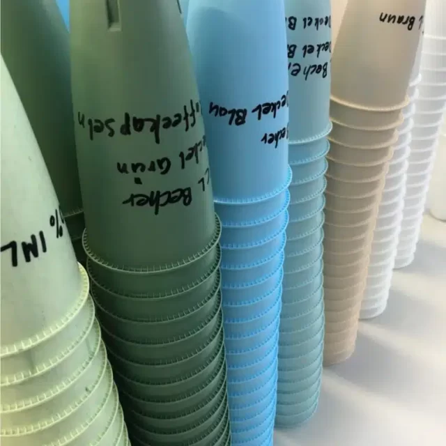 Becher aus PP-Rezyklat